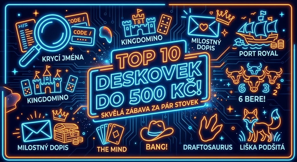 TOP 10 deskovek do 500 Kč: Jak zachránit rodinný rozpočet a neumřít nudou