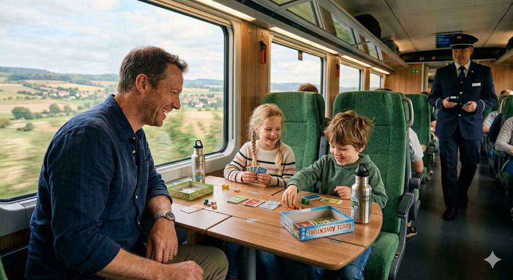 Jak přežít cestu vlakem s dětmi a neztratit přitom důstojnost ani kostky
