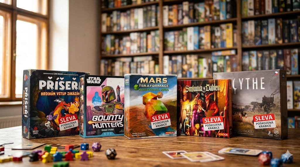 Top 5 deskových her s extrémní slevou