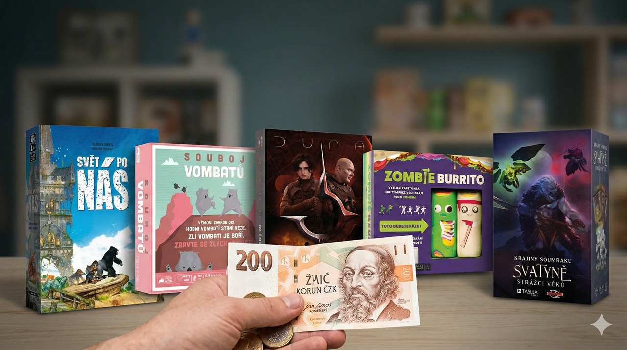 Obří výprodej deskovek pod 200 Kč!